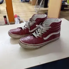 Vans Sk8-Hi レッド ハイカットスニーカー US９サイズ