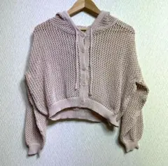 【Lowy by Corners】七分袖　ニット　ピンク系　可愛い　デート