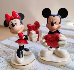 【ミッキー】【ミニー】置き物