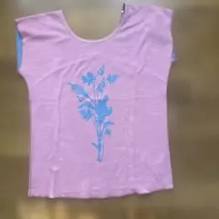 チャコット 花柄プリント 半袖Tシャツ ピラティス ヨガのサムネイル