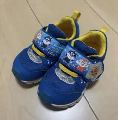 ムーンスター　アンパンマンシューズ　ブルー　14cm