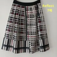 リフレクトreflect　チェック柄 ひざ丈スカート　秋　シック