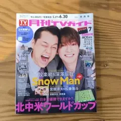 月刊TVガイド7月号 深澤辰哉 設楽統 切り抜き - メルカリ