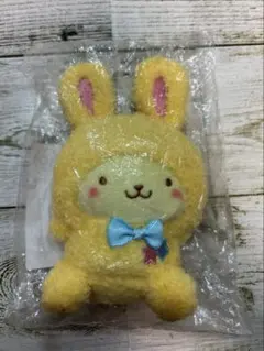 HAPPYくじ　サンリオ　ぬいぐるみチャーム　ポムポムプリン　マスコット　ぬい
