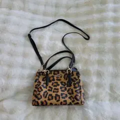 ★美品★COACH ヒョウ柄 ショルダーバッグ
