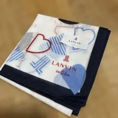 LANVIN en Bleu ハンカチ 新品未使用品　ランバンオンブルー