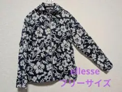 ellesse エレッセ ラッシュガード フリーサイズ 花柄 ネイビーのサムネイル