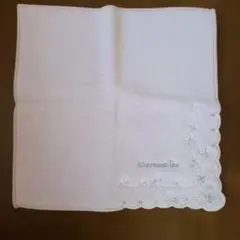 Afternoon Tea 刺繍タオルハンカチ ピンク 約25cm