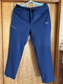 Puma ゴルフパンツ裏起毛　ネイビー　XL