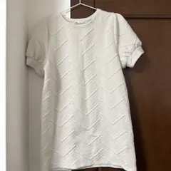 ZARA アイボリーワンピース 半袖