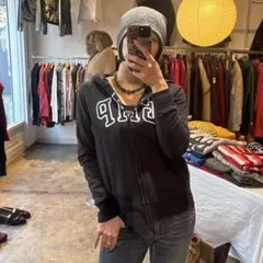 GAP black zip hoodie size S Y2K