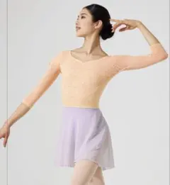Chacott ノーソーイングニット　リバーシブルショート丈トップ