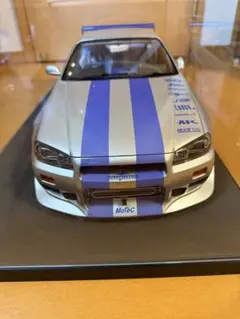 期間限定】デアゴスティーニ GT-R R34 完成品 1/8 ワイルドスピード