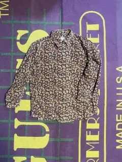 EddieBauerエディーバウアー 総柄 コーデュロイシャツ