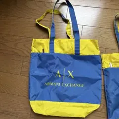 m0m0様専用 ARMANI EXCHANGE トートバッグ 青 黄
