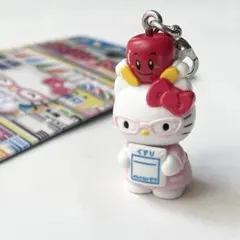 【レア/美品】企業コラボキティ ドラッグストアモリ ファスナーマスコット