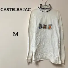 CASTELBAJAC SPORT ハーフジップ 長袖ポロシャツ 刺繍デザインのサムネイル