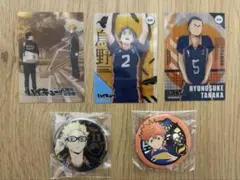 ハイキュー 烏野高校まとめ売り 日向翔陽 影山飛雄 月島蛍 菅原孝支 田中龍之介