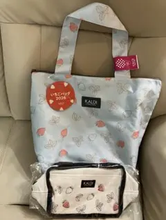 KALDI　カルディ　いちごバッグ2026 いちごバッグ、保冷バッグ