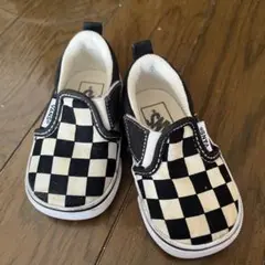 VANS チェッカーパターン スリッポン