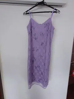 花柄レースのワンピース