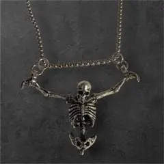 スケルトンデザイン ネックレス　　y2k