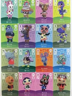 amiiboカード　アミーボ　どうぶつの森　あつ森　第4弾　16枚　まとめ売り