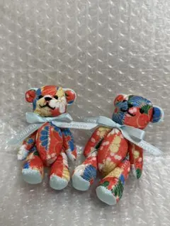 コンラッド東京 ベア ぬいぐるみ マスコット 和柄 2体セット