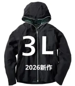 ワークマン エックスシェルター暑熱αフーディー ブラック 3L