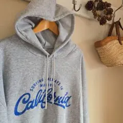 裏起毛 パーカー グレー スウェット