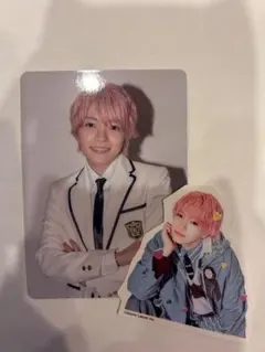 なにわ男子 HARDWORK ファミクラ盤 トレカ フレークシール 西畑大吾