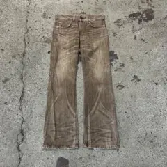 00s archive 平成 y2k flare denim swag 鬼ヒゲ