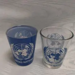 ★国連ショットグラス2個セット