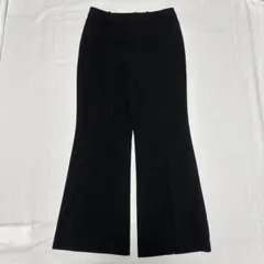 ユニクロ UNIQLO スマートフレアパンツ ブラック L