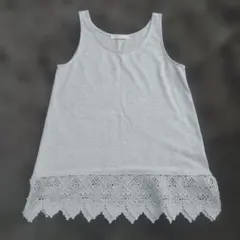 chocol raffine グレー ノースリーブチュニック