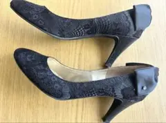 【2/30まで出品】AR Azalea Rose ブラックパンプス レース