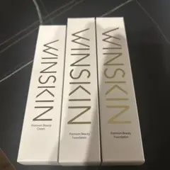 WINSKIN薬用クリーム×2／リッキッドファンデーション×2 新品未開封品