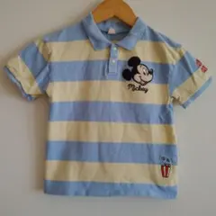 little ミッキーマウス ポロシャツ 水色 100cm~