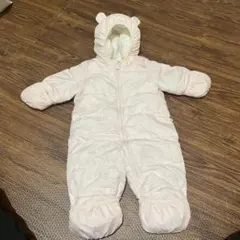 GAP ベビー用フード付きジャンプスーツ ピンク