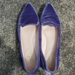 【値下げ中】WA ORientalTRaffic ラメスエードパンプス