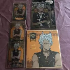 ツイステ ジャック・ハウル 色紙＆トラベルステッカー＆メタカ ウエハースカード