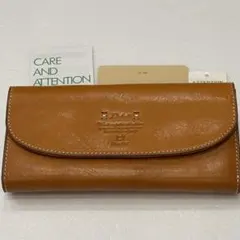 新品　ダコタ　長財布　かぶせ　L字ファスナー　トルコローレ　牛革のサムネイル