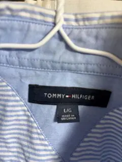 美品　TOMMY HILFIGER ストライプ ボタンダウンシャツ L/G
