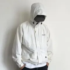 00s ABERCROMBIE シェルジャケット ホワイト S ドローコード