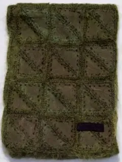 ANNA SUIオリーブグリーン キルティングマフラー