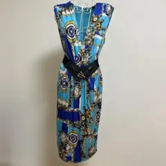 EMILIO PUCCI 幾何学模様 ノースリーブワンピース - メルカリ