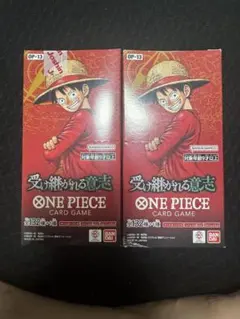 ONE PIECE カードゲーム 受け継がれる意思 未開封BOX 2箱 テープ付