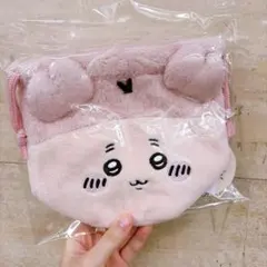 ③（新品未使用）ちいかわ フェイス巾着 古本屋 カニちゃん おかお巾着★
