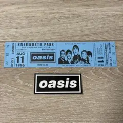 oasis ネブワース1996 DAY2 入場特典メモリアルチケット+ステッカー