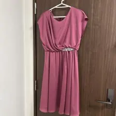 ピンク　パーティドレス